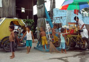 children in Manila