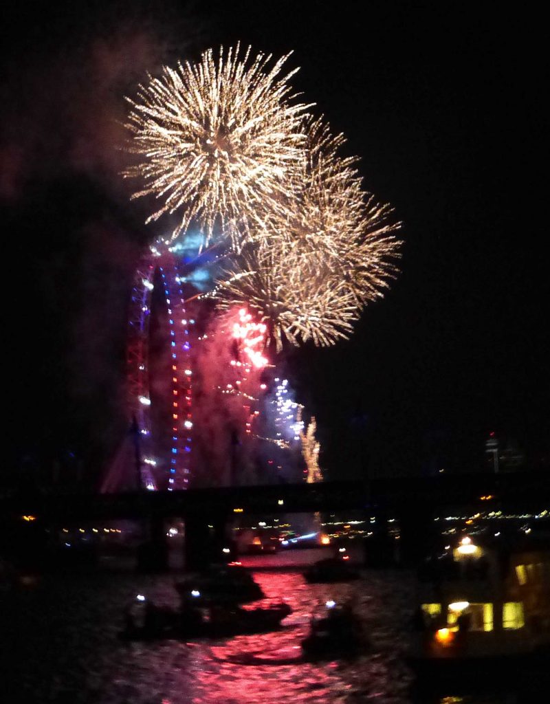 new year fireworks london