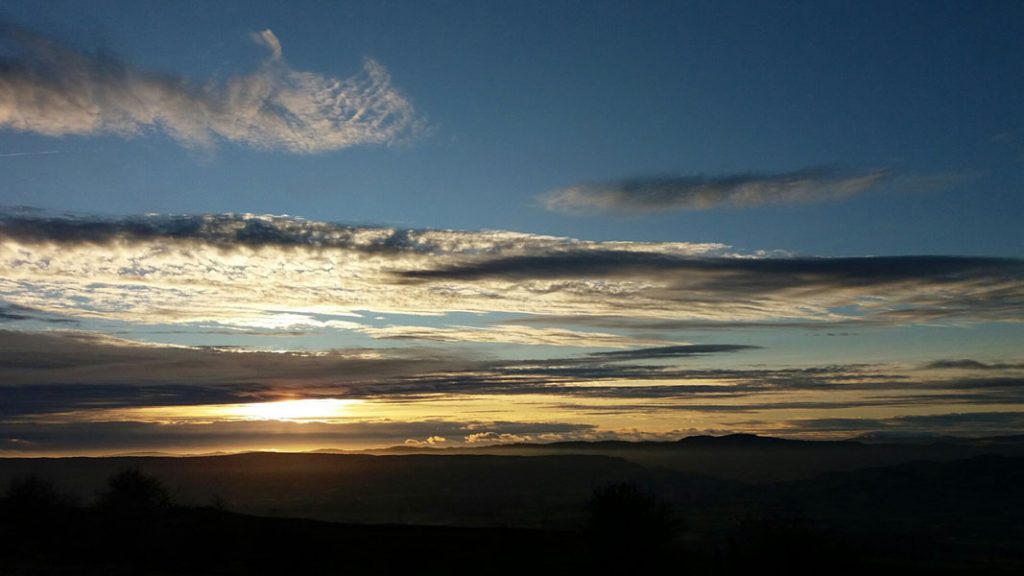 sunset Lythe Valley